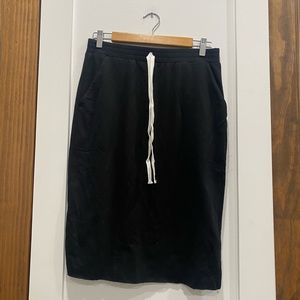 Black Drawstring Skirt